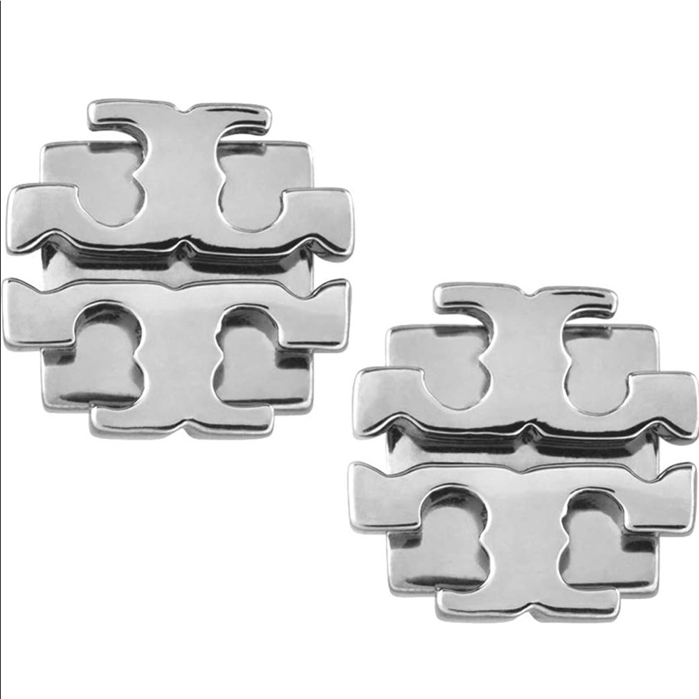 Tory Burch Small T Logo Stud Earrings